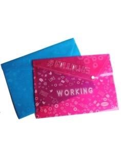 Sobre A4 C/boton Working-buho-camuflado Ch319a4z2/ch319a4z2/ch319a4fu/ch319a4tu Lama (b120)