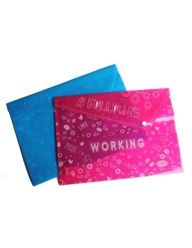 Sobre A4 C/boton Working-buho-camuflado Ch319a4z2/ch319a4z2/ch319a4fu/ch319a4tu Lama (b120)