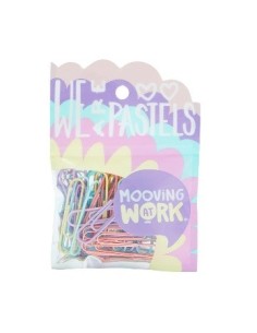 Clip Metal N.5 X25 Unid. Pastel 2102010201 Moo01