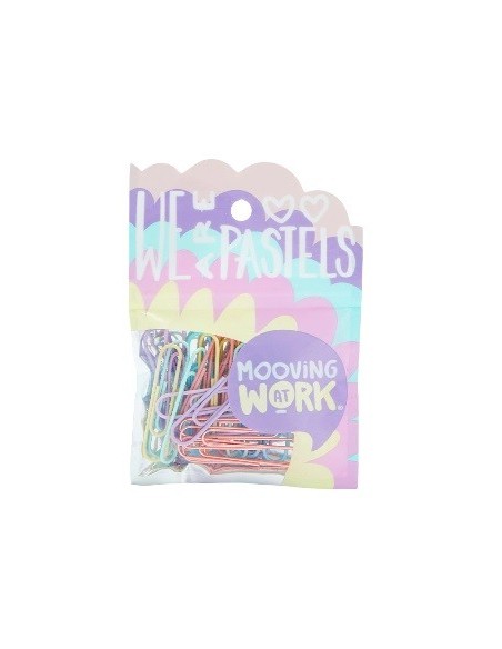 Clip Metal N.5 X25 Unid. Pastel 2102010201 Moo01