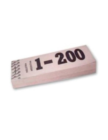 Talonario Guardaropa 1-200 2850 Mil28 (b400)