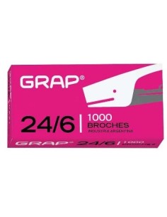 Broches 24/6 X1000 Caja Grap 555 (b100)