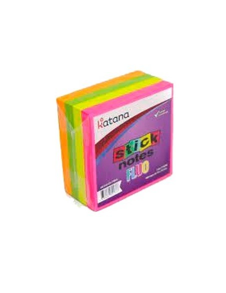 Notas Autoadhesivas 75x75mm 400hj Fluo Katana 515050 Pen01 0226 Lig01