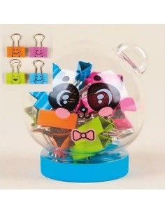 Aprietapapel 25mm X8 Color Burbuja Plast. Bc-20318 Sf01