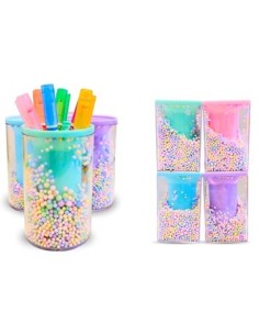 Portalapices C/pelotitas Fantasia 24820-24821 Col01