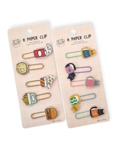 Clip Metal Fantasia X 5 Unid. Blister 26081-26082 Col01