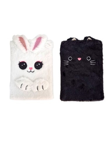 Cuaderno 15x21 Peluche Coneja/gato Bb20328 Bb43432 Sf01