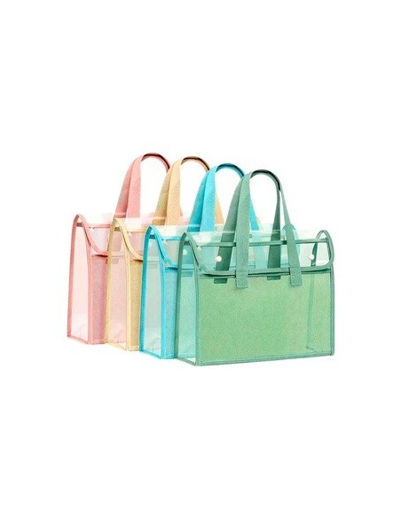 Sobre A4 C/cierre Y Manija + 6 Planchas Stickers 28200 Col01