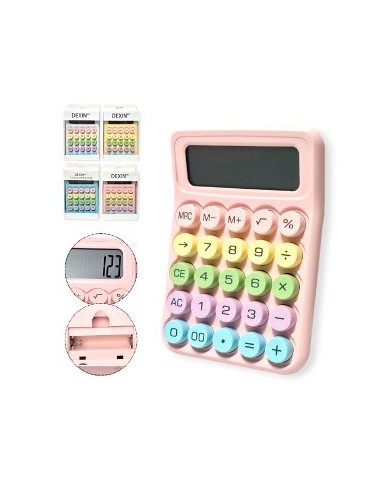 Calculadora 12 Dig. Gde 12x15 Pastel Ds-2809c Jm2537 Ep10048 Jm2533 Mta01 Ps01