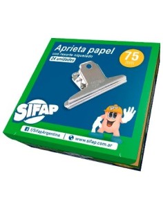 Aprietapapel N. 75 C/resorte Niquelado Sifap 2200332215 (b24)
