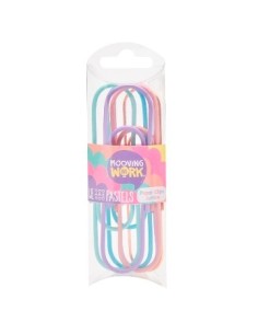 Clips Jumbo Color Plastel X6 Unid.2102010405 Moo01