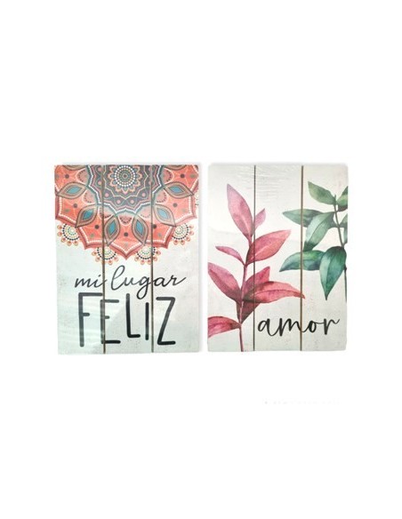 Cuadro 20x25 Wall Art C/frases 1560/1520/1500/1540 Decozu (m)