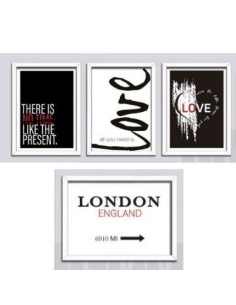 Cuadro 20x30 M/madera Beach/terra/sunshine/b&w/lettering/ Moldura 216/241/186/141/131/397/448/393/ Tn02