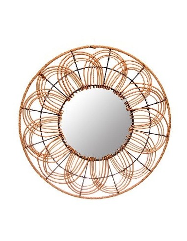 Espejo 50cm Red. Rattan P/colgar Ep2009 Vgo01 (m) (m)