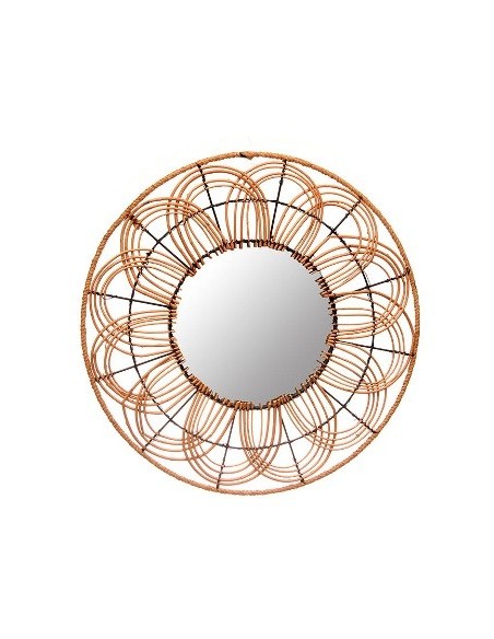 Espejo 50cm Red. Rattan P/colgar Ep2009 Vgo01 (m) (m)