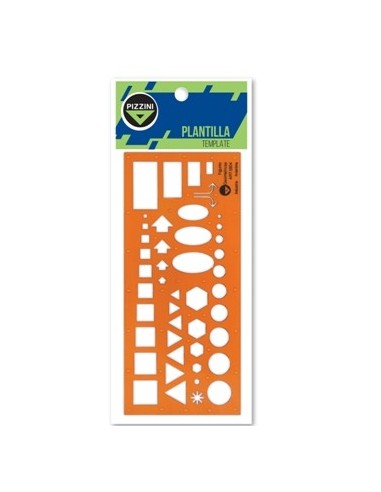 Plantilla Figuras Geometricas Pizzini 5804 Pz01 (b5/100)