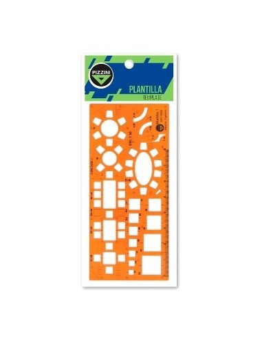 Plantilla Muebles 1 Esc.1:50 Ppizzini 5809 Pz01