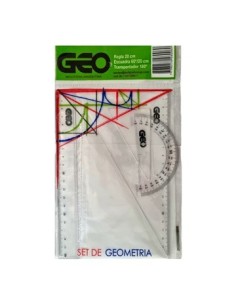 Set 3 Pzas 20cm Geometria Geo G1701 (b400)
