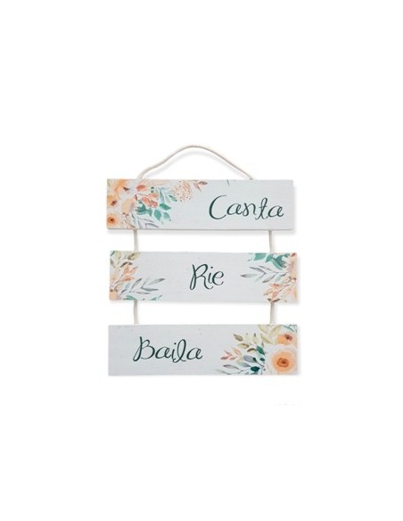 Colgante Madera X3 Frases 2620 Decozu (m)