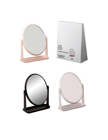 Espejo Doble Faz Oval 21x16 C/aumento Ep2166 Ep2165 Vgo01