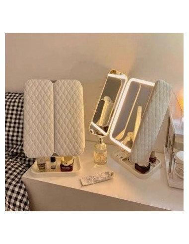 Espejo Led 3 Paneles Usb Caja 4946459e Bar02