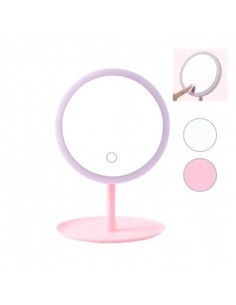 Espejo Red. C/luz Led Y Pie A Pila Rj2415/rj21416 Rod02