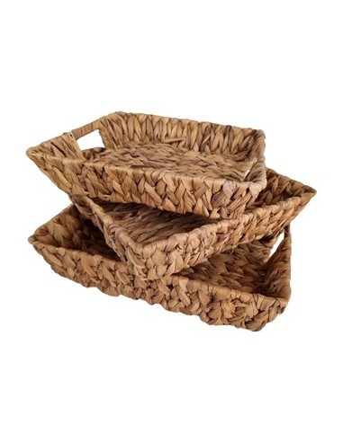 Bandeja 36cm Cuad. Trenzada Fibra P0076 Dec01