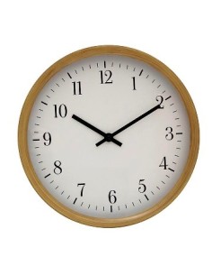 Reloj De Pared 30cm Simil Madera Rl30207 Vgo01