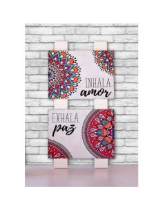 Placa 40x20cm Duo C/frases 2160 Decozu