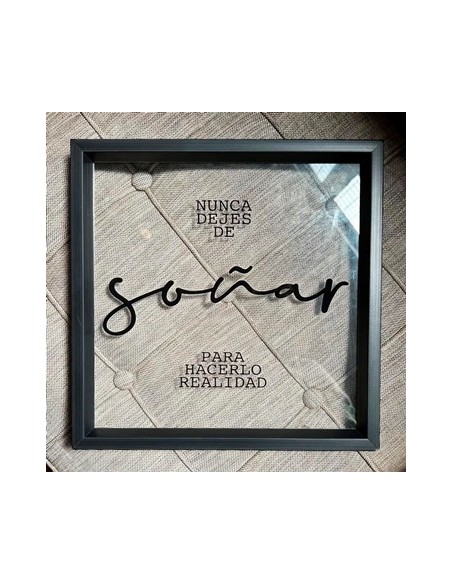 Cuadro 29x29 Decorativo Frases M/color 69024 Sf01