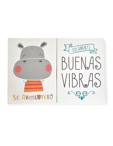 Cuadro 14x19 Lienzo Frases-infantil 7020-5020 Decozu