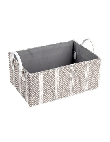 Caja Plegable 28x18x11 5cm Forrada En Tela Rennes Hand Woo01