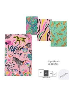 Cuaderno Fantasia Trendy 14x21cm 15043 15042-15040-15044 15442 15441 15132 Tar02 (b24)