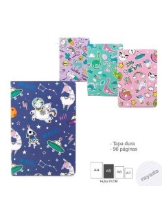 Cuaderno 15x21 T/dura Disenos Surt. 15046/15048 Tar02