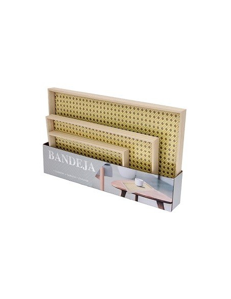 Bandeja X3 Madera Bp322 Vgo01
