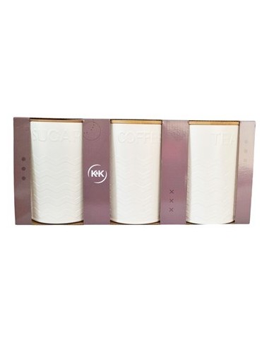 Set X3 Lata C/tapa Y Bamboo Blanco Ca5459 Pk01