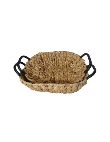 Canasta 40 Cm. Oval C/manija Metal 600670 Pcu01