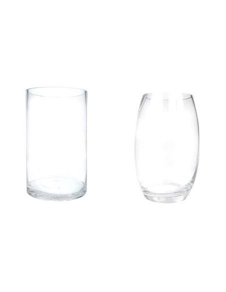 Florero 20cm Chato/bombe/cilindro Vidrio E234/e50/e40/e02 Jun02 46ja7215 Dol01 (b15/5)