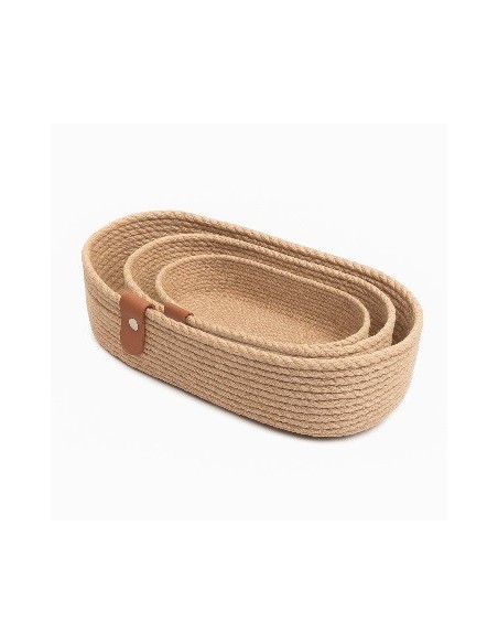 Canastos X3 Yute Oval 30/28/25 93003 Car15