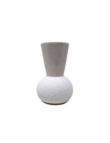 Jarron 10x15cm Ceramico Bco Nq46b Gal01