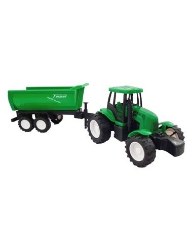 Tractor C/acoplado Farmar 27cm En Burbuja 60270 Seb01