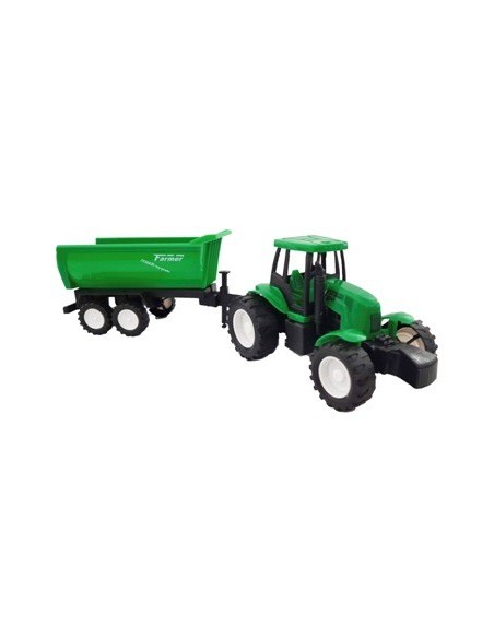 Tractor C/acoplado Farmar 27cm En Burbuja 60270 Seb01