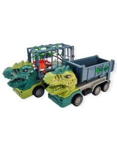 Camion Dinosaurio Construccion Ruedas De Goma En Bolsa 24x17x7 54539 54540 Seb01
