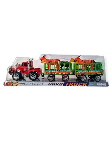 Camion 42x11x/7cm C/acoplado Y Animales En Burbuja A067-0170 53718 And01