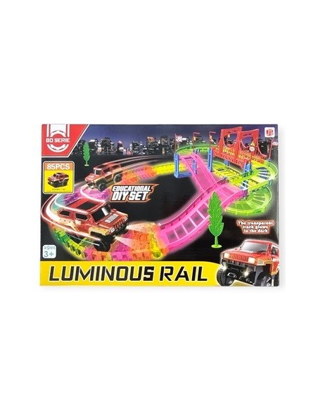 Pista 35cm Luminosa + 1 Auto 55615 Amc01