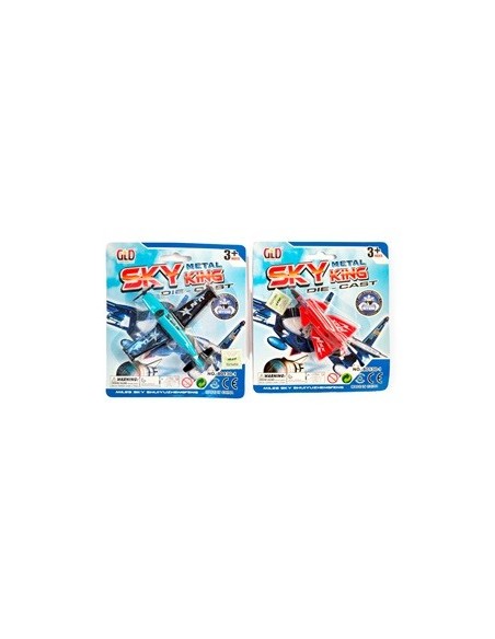 Avion 7cm Metal En Blister/caja 931364/hm933067 Pen01