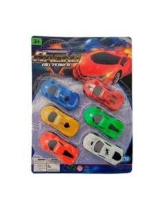 Auto X6 Carrera A Friccion Colores Surt. En Blister 50089 Seb01