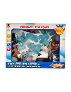 Avion Militar C/luz Radio Control 32x28x8cm En Caja 61665 52323 52055 Seb01