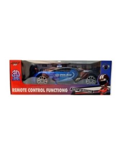 Auto Policia C/luz 3d R/c 1:18 En Caja 61477 53417/53418 Seb01