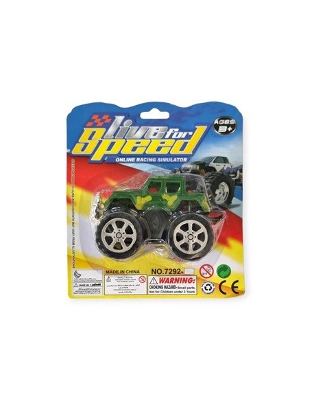 Camioneta 9cm A Friccion Militar En Blister 50091 Seb01